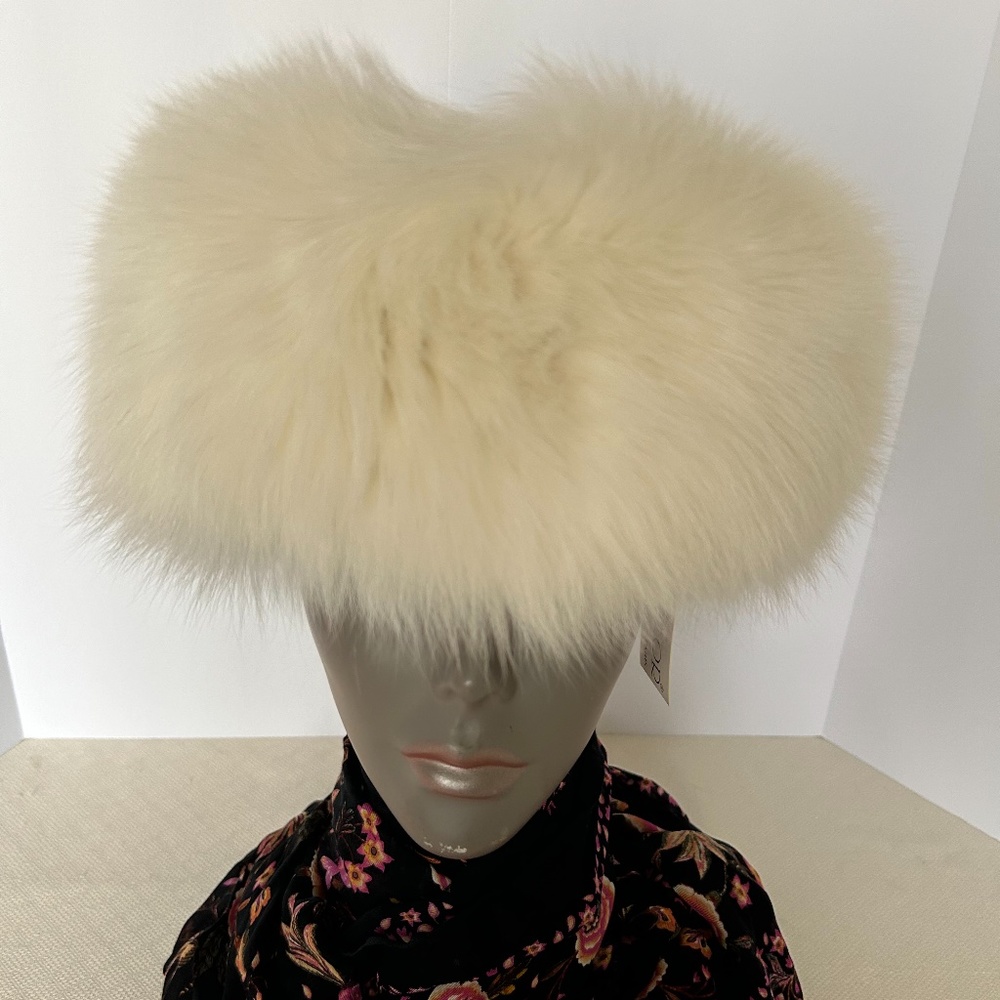 new fox headband, beautiful for the holidays